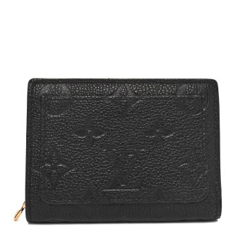 LOUIS VUITTON Empreinte Clea Wallet Black