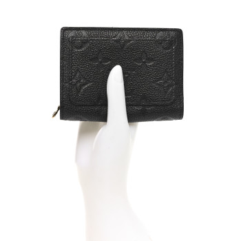 LOUIS VUITTON Empreinte Clea Wallet Black