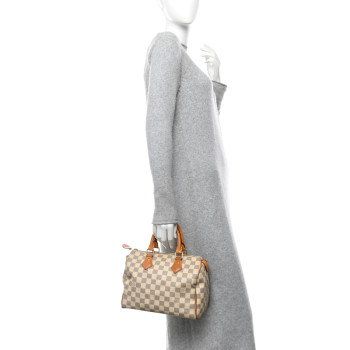 LOUIS VUITTON Damier Azur Speedy 25
