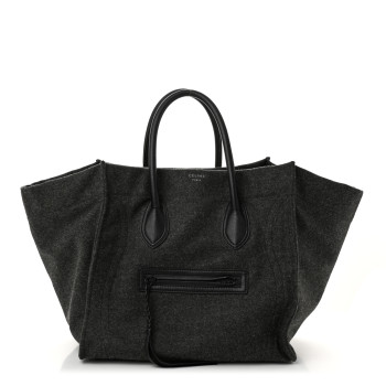 CELINE Felt Medium Phantom Luggage Grey