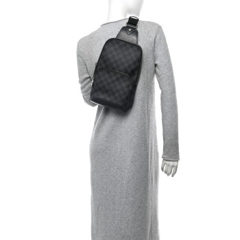 LOUIS VUITTON Damier Graphite Avenue Sling Backpack