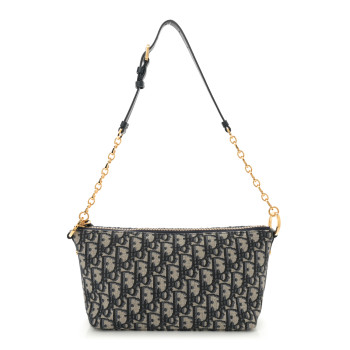 CHRISTIAN DIOR Oblique DiorStar Hobo Bag Blue