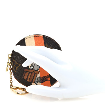 LOUIS VUITTON Monogram Groom Round Coin Purse