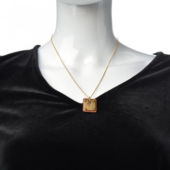 HERMES Swift As De Coeur Necklace Gold 731597 | FASHIONPHILE