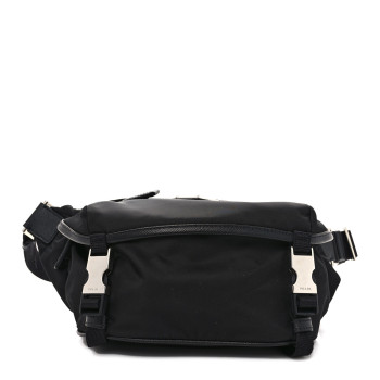 PRADA Re-Nylon Saffiano Sling Bag Black