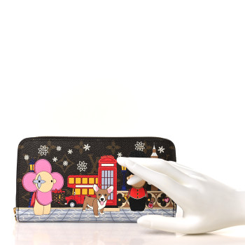 LOUIS VUITTON Monogram 2021 Christmas Animation London Zippy