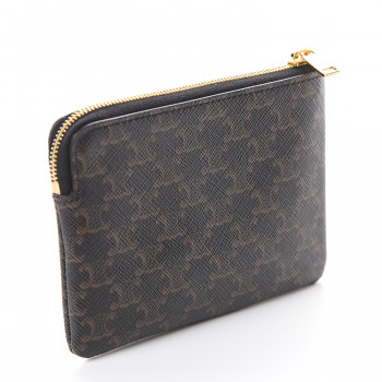 【国内発送】COIN & CARD POUCH IN TRIOMPHE CANVAS セール authentic Celine Coin & Card Pouch Triomphe Canvas Black