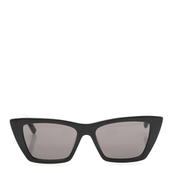 SAINT LAURENT Acetate Mica Cat Eye Sunglasses SL 276 Black