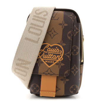 LOUIS VUITTON X NIGO Reverse Monogram Flat Double Phone Pouch