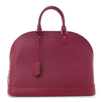 LOUIS VUITTON Epi Alma GM Fuchsia