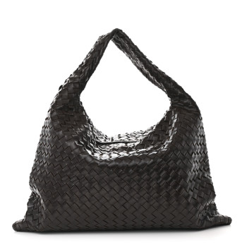 BOTTEGA VENETA Calfskin Intrecciato Large Hop Fondant