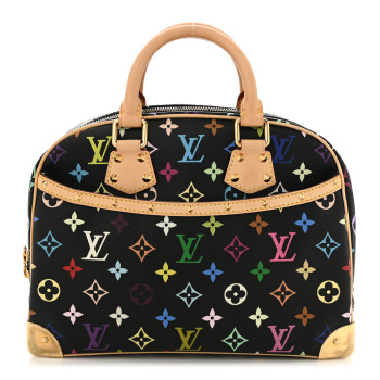 LOUIS VUITTON Monogram Multicolor Trouville Black
