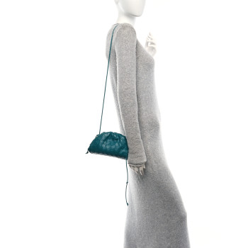 BOTTEGA VENETA Nappa Intrecciato The Mini Pouch Mallard