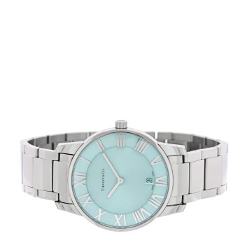 TIFFANY Stainless Steel 38mm Atlas 2-Hand Quartz Watch Tiffany Blue