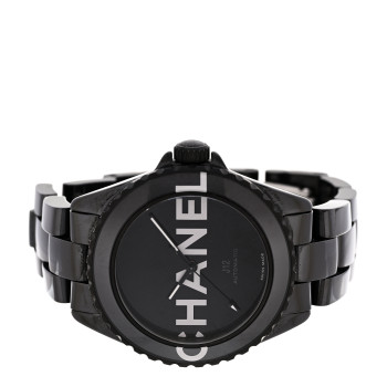 CHANEL Stainless Steel Ceramic 38mm J12 Wanted de Chanel Automatic Watch Black