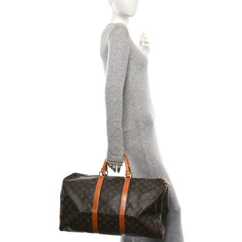 LOUIS VUITTON Monogram Keepall 50