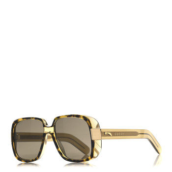GUCCI Oversize Square Frame GG0318S Sunglasses Brown