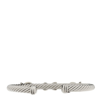 DAVID YURMAN Sterling Silver 14K Yellow Gold 5mm Triple X Cable Bracelet