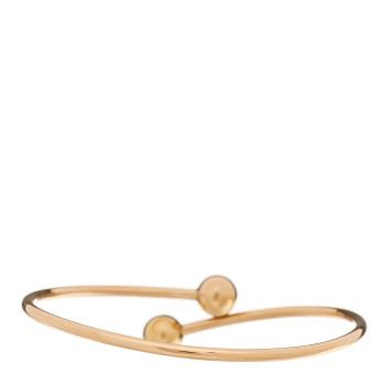 TIFFANY 18K Rose Gold 8mm HardWear Ball Bypass Bracelet