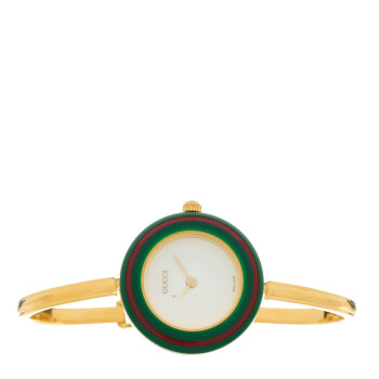 GUCCI Stainless Steel 26mm Interchangeable Bezel Quartz Watch