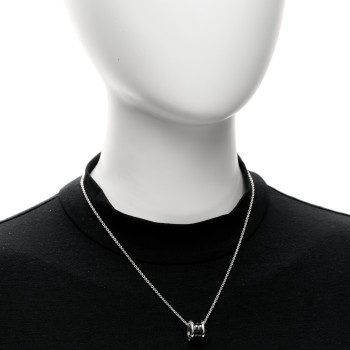 BULGARI Sterling Silver Ceramic Save The Children Pendant Necklace