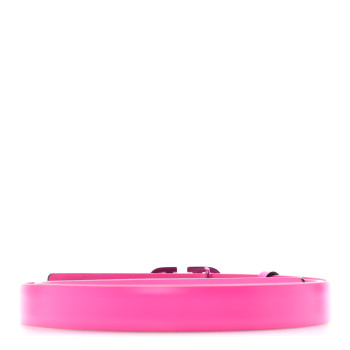 VALENTINO GARAVANI Calfskin VLogo 20mm Belt 85 34 Pink PP