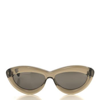 LOEWE Acetate Loop Cat Eye Dawn Sunglasses LW400961 Green