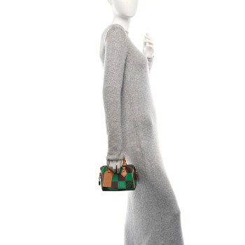 LOUIS VUITTON Damier Pop Speedy Bandouliere 18 Green