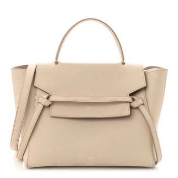 CELINE Grained Calfskin Mini Belt Bag Light Taupe