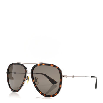 GUCCI Aviator Sunglasses GG0062S Tortoise