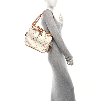 LOUIS VUITTON Monogram Multicolor Petit Noe White
