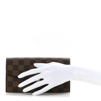 LOUIS VUITTON Damier Ebene Sarah Wallet NM