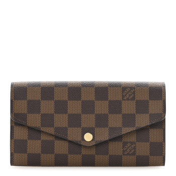 LOUIS VUITTON Damier Ebene Sarah Wallet NM