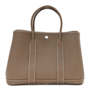 HERMES Negonda Garden Party 30 TPM Etoupe