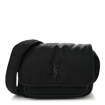 SAINT LAURENT Econyl Nylon Small Niki Messenger Black