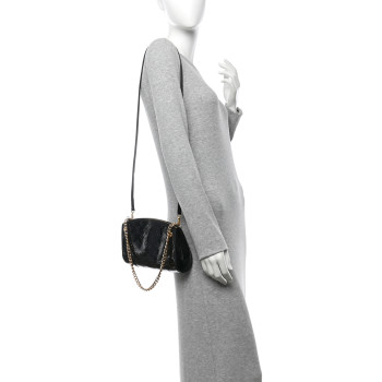 LOUIS VUITTON Vernis Santa Monica Clutch Noir Magnetique