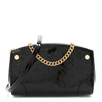 LOUIS VUITTON Vernis Santa Monica Clutch Noir Magnetique