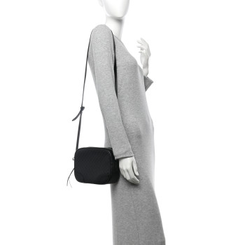GUCCI Microguccissima Mini Bree Messenger Bag Black