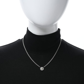 DAVID YURMAN Sterling Silver 14K Yellow Gold Cookie Pendant Necklace