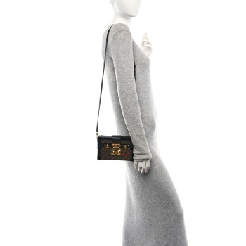 LOUIS VUITTON Monogram Petite Malle Black