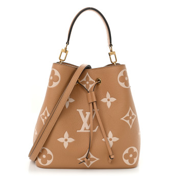 LOUIS VUITTON Empreinte Monogram Giant Neonoe MM Arizona Beige