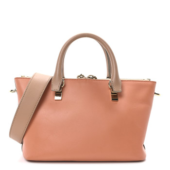CHLOE Smooth Calfskin Mini Baylee Tote Pink Nude