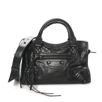 BALENCIAGA Arena Storico Classic Hardware Le City Mini Black