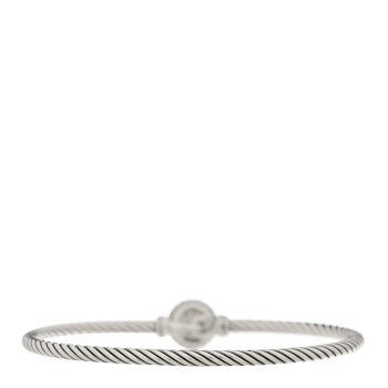 DAVID YURMAN Sterling Silver Blue Topaz 3mm Chatelaine Bracelet