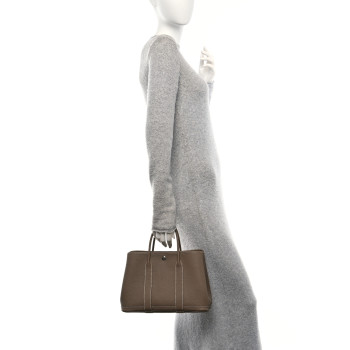 HERMES Negonda Garden Party 30 TPM Etoupe