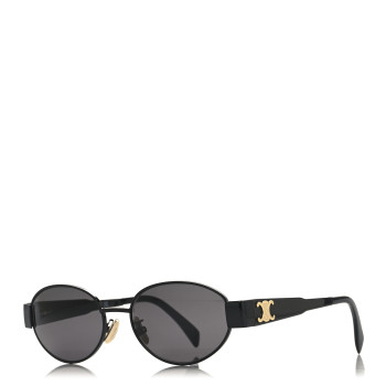 CELINE Metal Triomphe 01 Sunglasses CL40235U Black Smoke