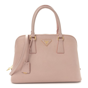 PRADA Saffiano Lux Medium Promenade Tote Orchidea