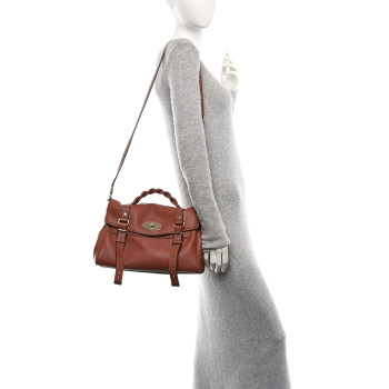 MULBERRY Heavy Grain Medium Alexa Chestnut