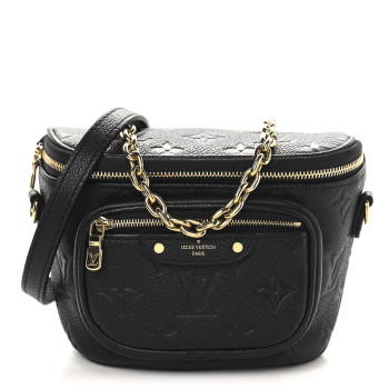 LOUIS VUITTON Empreinte Mini Bumbag Black