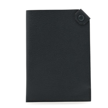 HERMES Chevre Chamkila Tarmac PM Passport Holder Vert Rousseau